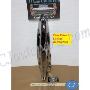 OEM 1974 1975 1976 Cadillac Deville Calais Fleetwood LEFT DRIVER SIDE BACK REAR CHROME BUMPER END #3515870
